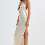 JOHANNA COWL NECK MAXI DRESS
