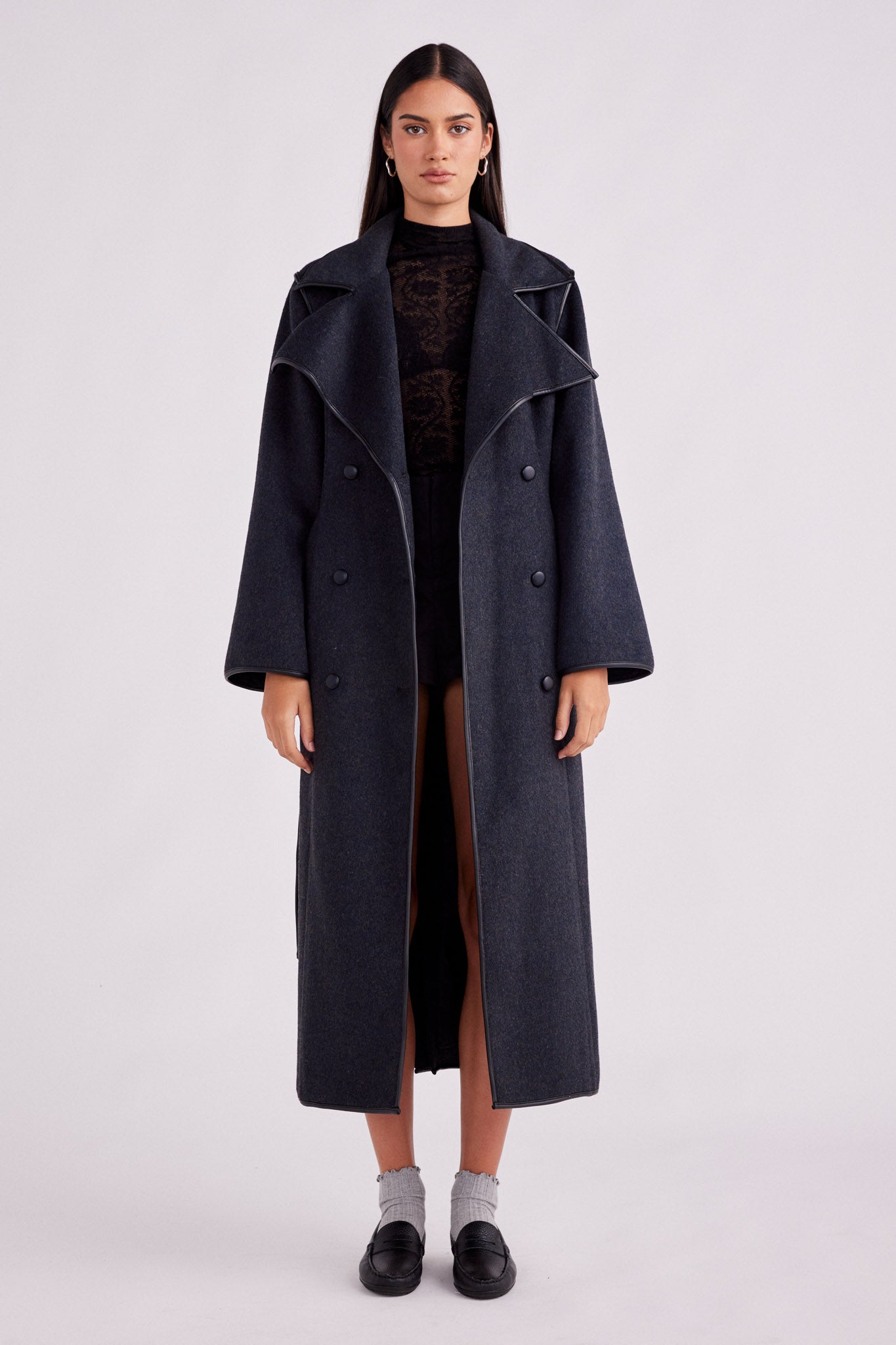DAWES COAT CHARCOAL 1