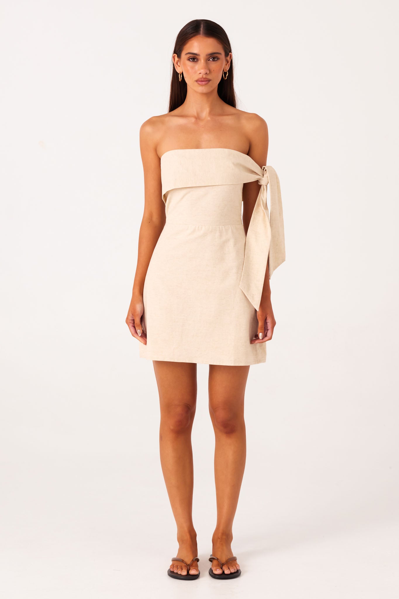 JAYMIE-MINI-DRESS-NATURAL-1