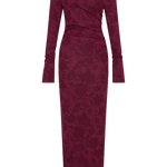 REYNA MAXI DRESS CABERNET