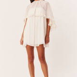 LAURIE CAPE MINI DRESS