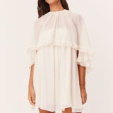 LAURIE CAPE MINI DRESS