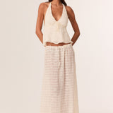 INDIE HALTERNECK TOP