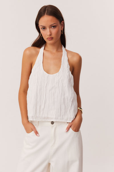 BRANDI CRINKLE TOP – SNDYS