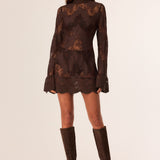 ASTRA LACE MINI DRESS