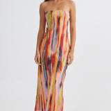 ST BARTS STRAPLESS MAXI DRESS