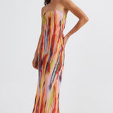 ST BARTS STRAPLESS MAXI DRESS