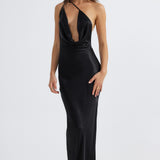 JOHANNA COWL NECK MAXI DRESS