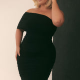 JEJU ONE SHOULDER MAXI DRESS