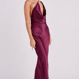 JOHANNA COWL NECK MAXI DRESS