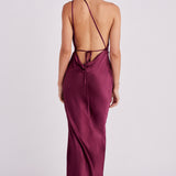 JOHANNA COWL NECK MAXI DRESS