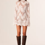ASTRA LACE MINI DRESS
