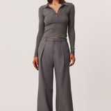 VEDA LONG SLEEVE TOP