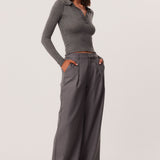 VEDA LONG SLEEVE TOP