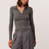 VEDA LONG SLEEVE TOP