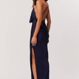 JOHANNA COWL NECK MAXI DRESS
