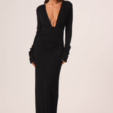 FOXX LONG SLEEVE MAXI DRESS