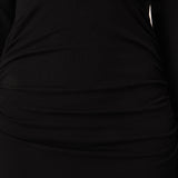 FOXX LONG SLEEVE MAXI DRESS