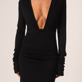 FOXX LONG SLEEVE MAXI DRESS