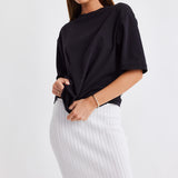 BAHA RIBBED SKIRT