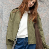 BRAY FAUX SUEDE JACKET