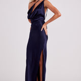 JOHANNA COWL NECK MAXI DRESS