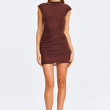 LORELAI-MINI-DRESS-CHOCOLATE-1jpg