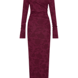 REYNA MAXI DRESS CABERNET