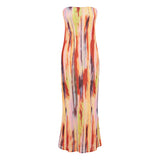 ST BARTS STRAPLESS MAXI DRESS