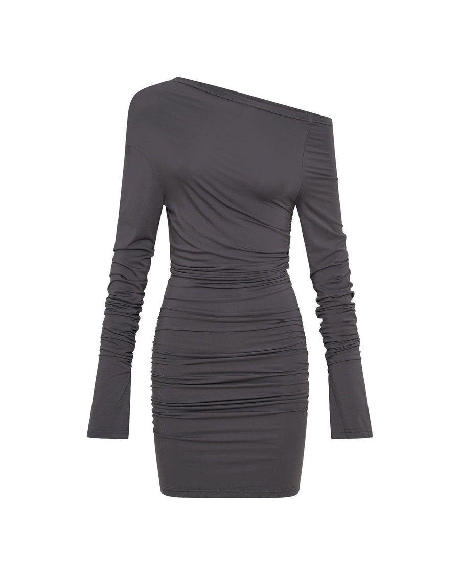 NYAH DRESS - SMOKE