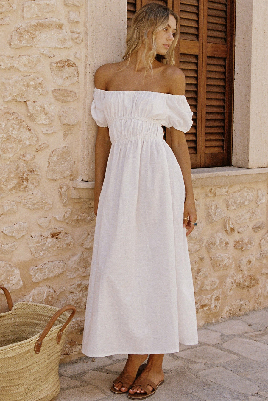 SOFIA MAXI DRESS - WHITE