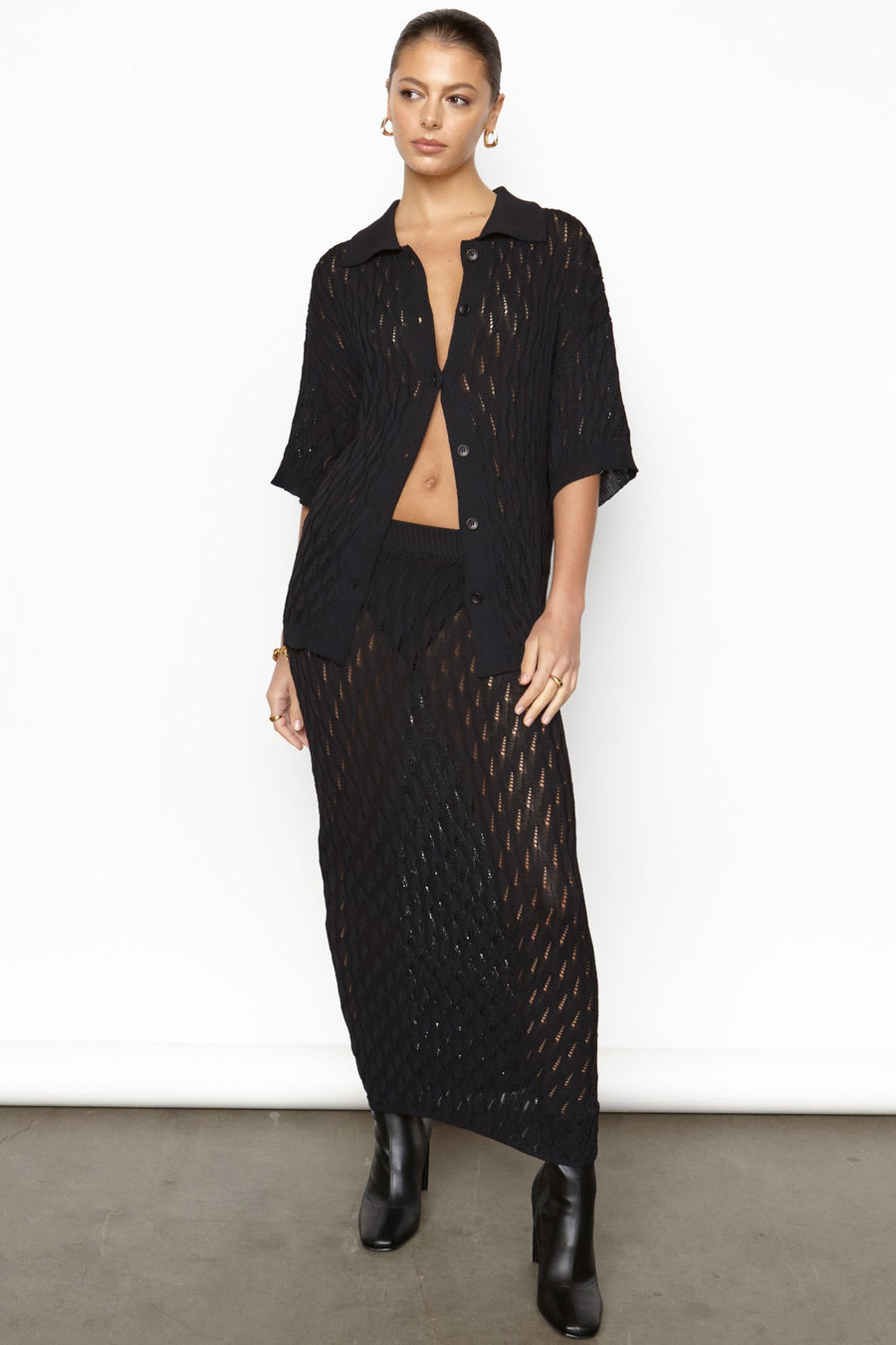 CLAIRE TOP - BLACK