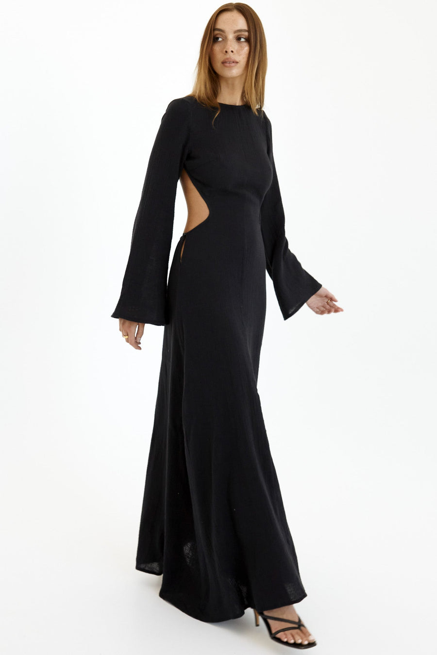DAHLIA MAXI DRESS  - BLACK