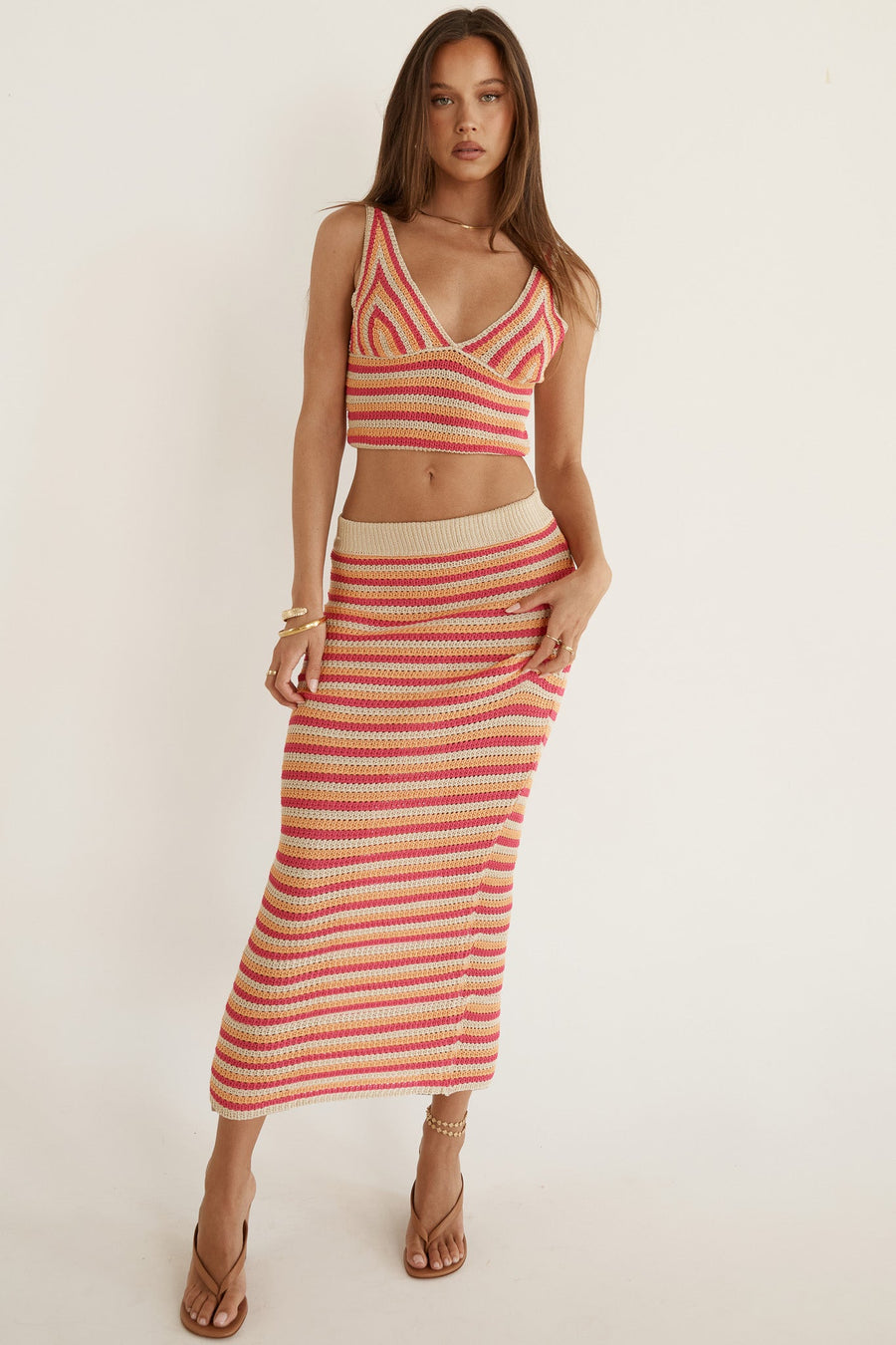 NOOSA SKIRT - PINK MULTI